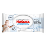 Huggies Lenços Umedecidos Recém nascido Sem Fragrância 48un