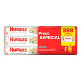 Huggies Pack Toalha Umedecida Sem Perfume Disney Baby Puro E Natural Pacote 6 Unidades