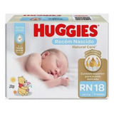 Huggies Recém Nascido Natural Care 18u