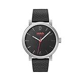 HUGO Relógio Casual Masculino RASE Com Pulseira De Couro E Aço Inoxidável De Quartzo Cor Preto Modelo 1530115 Preto Relógio De Quartzo