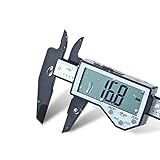 HUIOP Compasso De Calibre Eletrônico Pinça Eletrônica 0 150mm Display Digital Vernier Grande Tela IP54 Pinça De Plástico À Prova D Água Para Medição Antiga