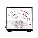 HUIOP Mini SWR Power Meter Pointer Wattímetro Mini Medidor De Potência SWR Medidor Externo Ponteiro Wattímetro Receber Display Medidor Compatível Com FT 857 FT 897