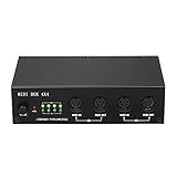 Huiop Um4x4 Usb Interface Midi 4 In /4 Out 64 Canais Midi 4i/4o + Mesclar 2i4o Caixa Midi 4x4,interface Midi