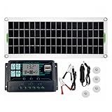 HUIZHITENGDA 150W Painel Solar 12Vsolar Célula 60A Controlador Kit Placa Solar Para Telefone RV Carro Caravan Home Camping Bateria Ao Ar Livre