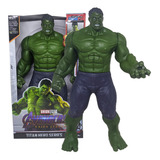 Hulk Boneco Articulado 30 Cm Vingadores Heroes C Luz E Sons