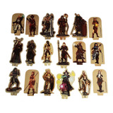 Humanos Miniatura 2d Pvc Rpg Dnd Wargames Kit 18 Tokens