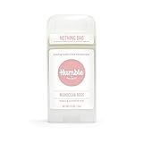 Humble Brands All Natural Vegano Desodorante Sem Alumínio Para Peles Sensíveis Dura O Dia Todo Seguro E Certificado Livre De Crueldade Rosa Marroquina Pacote Com 1
