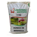 Húmus De Minhoca 5kg Minhocário Mazzochi Adubo Orgânico
