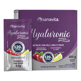 Hyaluronic Verisol Sanavita 30 Sachês Sabor Cranberry Com Limão