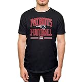 Hybrid Sports Nfl - New England Patriots - Arco De Futebol - Camiseta Masculina E Feminina De Manga Curta - Tamanho Pequeno