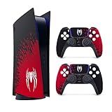 HYCARUS Spider Man 2 PS5 Skin Para Controle DualSense Playstation 5 E PS5 Capa De Vinil Premium 3M Para Console Playstation 5 E Adesivos De Pele De Controle PS5 Edição Digital PS5 