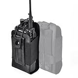 HYS Coldre De Rádio CB Portátil Bolsa Tática De Rádio MOLLE Suporte Universal De Nylon Para Cinto De Serviço Colete Para Rádio Baofeng Motorola Uniden Cobra Midland HT