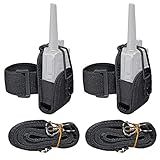 HYSHIKRA Capa De Rádio Universal Estojo De Nylon Com Suporte De Coldre Acessórios Com Alça De Braço E Alça De Ombro Para Baofeng UV5R Midland Motorola Talkabout Cobra Retevis Walkie Talkie Pacote