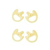 HYSHIKRA Tampão De Ouvido De Silicone Para Substituição Para Motorola Kenwood Rádio Bidirecional Aplicação Da Lei Bobinas Acústicas Kits De áudio 2 Pares Pequenos 