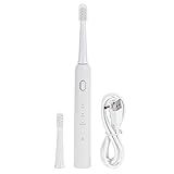 Hyuduo Escova De Dentes Elétrica Com Alimentação Ultrassônica 3 Modos Carregamento USB Escova De Dentes Recarregável Com Cabeça De Escova Para Adultos Kit De Escova De Dentes