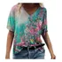 I, Moda Feminina, Casual, Tamanho Grande, Estampa De Flores