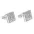 I Brinco M, Novo Broche Quadrado De Cristal Com Diamantes