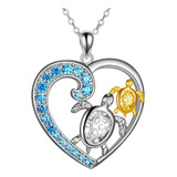 I Necklace Ladies Fashion Heart Diamond Pingente Dia Das Mãe
