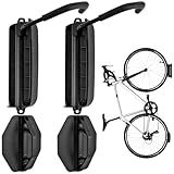Iayokocc Suporte De Parede Giratório Para Bicicleta 2 Peças Verticais Para Garagem Suporte De Bicicleta Montado Na Parede Com Economia De Espaço Para Solução De Armazenamento De Bicicleta Em Casa