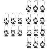 Ibasenice 18 Pcs Casa De Boneca Lâmpada De Querosene Lâmpada De Casa De Boneca Lanterna De Querosene Retrô Decoração De Natal Mini Lamparina Querosene Kit De Casinha Interior Bebê Plástico