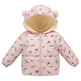 IBOBOOM Casacos De Inverno Para Bebês Jaqueta Infantil Lã 18 A 24 Meses Moletom Com Capuz Roupas De Neve