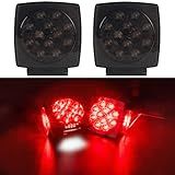 IBrightstar Luzes Traseiras Redondas De LED 12 V Com Freio Parada Sinal Esquerda Direita Compatível Com DOT Pacote Com 2