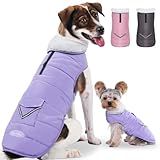 IBuddy Jaqueta De Inverno Para Cães Com Colete De Lã Impermeável Quente Para Neve à Prova De Vento Refletora Ajustável Para Cães De Estimação Casaco Frio De Inverno Para Cães Grandes Meninas E