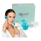 Ice Globes Massagem No Rosto Beleza Detox Lifting Gelado Cor Azul turquesa