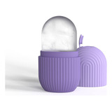 Ice Roller Glow Cube Para Rosto  Olhos E Pescoço   Roxo Past