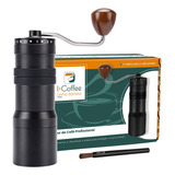 Icoffee Moedor Café Manual M5 Preto 40g Profission Com Caixa