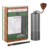 Icoffee Moedor Café Manual Preto Com Caixa Aço Inoxidável 20g Preto