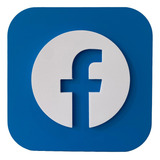 Ícone App Facebook Decorativo Plaquinha Podcast