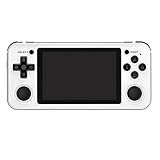 ICRPSTU Console De Jogos Portátil RG351P Retro Game Console Sistema Aberto De Código Aberto Portátil 3 5 IPS Screen Game Player Crianças Adultos Aniversário Presente De Natal Branco 