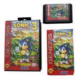 Id 02 Sonic 3 Cib Original Mega Drive Genesis Sega
