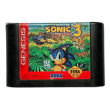 Id 02 Sonic 3 Original Mega Drive Sega Genesis Cartucho
