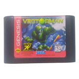 Id 33 Vectorman Original Sega Genesis Mega Drive Fita