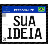 Identificação Decorativa Placa Motorizada 49cc Personalizada