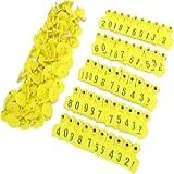 Identificador Marcador Brinco Bovinos Ovelhas Ovinos 100pc Amarelo 
