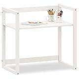 IDIMEX Escrivaninha Infantil Desenho De Brincar Madeira Montessoriana Suza Branco