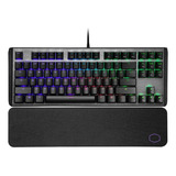 Idioma Do Teclado Mecânico Cooler Master Ck530 V2 Red Tkl Gamer Rgb Inglês Eua Cor Do Teclado Gunmetal