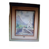Idmach Quadro Óleo Sobre Eucatex 43x32 Cm