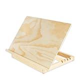 Idoobi Cavalete De Mesa Cavalete De Arte Para Desenho Em Madeira Ajustável Em 4 Posições 17 3 Lx12 2 W Quadro De Desenho E Desenho Para Artistas Iniciantes Estudantes