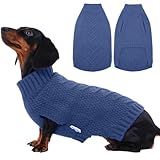 IECOii Suéter De Cachorro Para Cães Médios- Meninas E Meninos- Suéter De Natal Para Cães De Malha Térmica Para Clima Frio- Suéteres Pequenos E Médios Para Roupas De Natal- Pug- Suéteres De Dachshund-