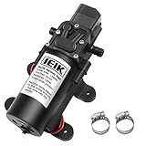 IEIK Bomba De Diafragma De 12 Volts 5LPM 1 35 GPM 116PSI Bomba De Pulverização Autoescorvante 12V DC Bomba De água Doce Com Interruptor De Pressão Ajustável Para Trailer Trailer Trailer Barco Marinho