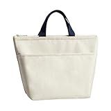 IEUDNS Bolsa De Almoço De Tecido Oxford Bolsa Bento Tote Grande Capacidade Reutilizável à Prova D água Bolsa De Bolsa De Almoço Para Branco