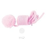 IEUDNS Brinquedo De Arranhar Bola De Para Gato Pendurado Bola Auto Sino Brinquedo De Arranhar Para Gatinho Interno Rosa
