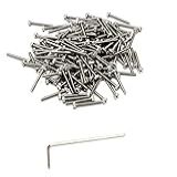 Iexcell 100 Pcs M2 X 16 Stainless Steel 304 Hex Socket Head Cap Screws Bolts Kit