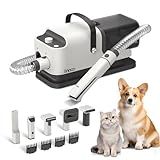 Iinnoo Aspirador E Secador Para Cães A100 Tudo Em Um 26000Pa Kit De Cuidados Com Cães Para Cuidados Com Derramamento Aspirador De Pó Para Cães Com Aparador Soprador De Cães Com Controle De
