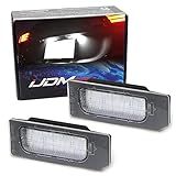 IJDMTOY Kit De Luz De Placa De Licença De LED 3W Compatível Com Mitsubishi Outlander Sport ASX RVR 2011 20 Alimentado Por Diodos LED Branco Xenon 18 SMD