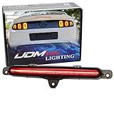 IJDMTOY Lente Fumê Preta Com Tira De LED Completa Da Tampa Do Porta-malas-abaixo Do Spoiler Conjunto De Luz De Freio Compatível Com Ford Mustang 5ª Geração LCI-Facelift 2010-2014